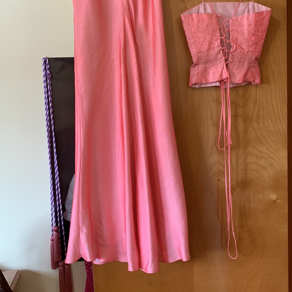 PROM DRESS two piece with shawl - Picture 6 of 7